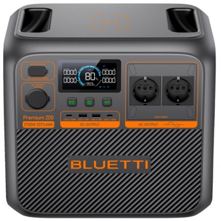 Bluetti Premium 200 V2 station énergie portable 2700W - 2073,6Wh - garantie 5 ans