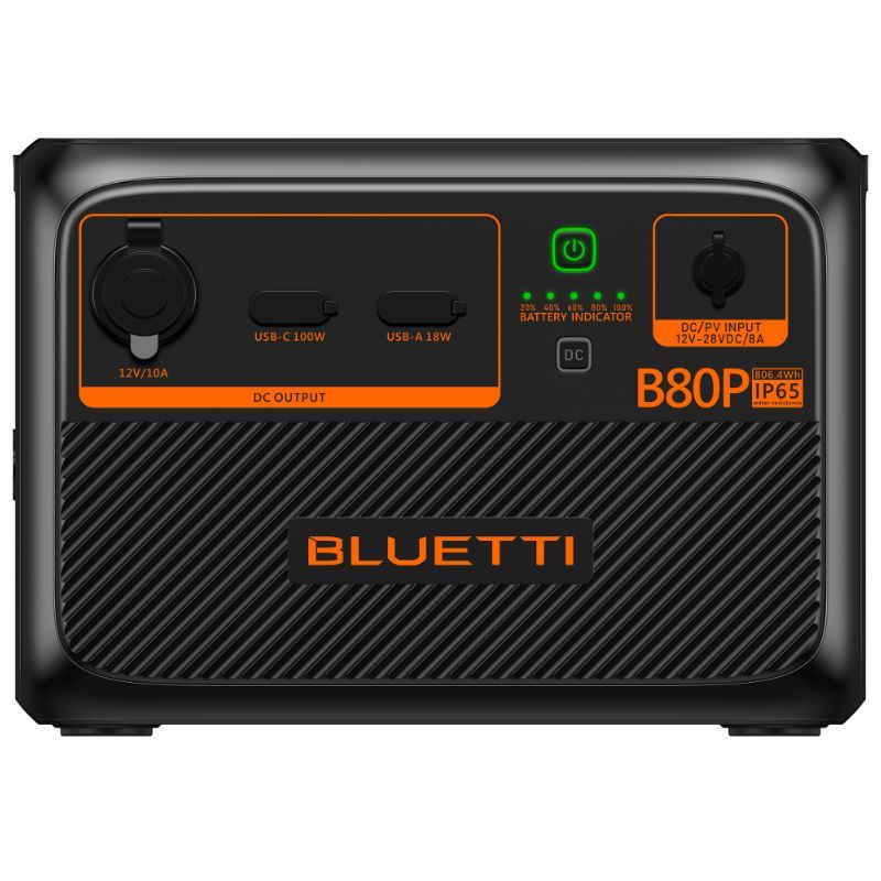 Bluetti B80P - batterie d'extension pour station nomade AC60P - 806Wh