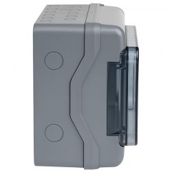 601961 Legrand Coffret Plexo3 étanche IP65 - 1 rangée 12 modules - Embouts à perforation directe non montés