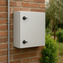 Coffret électrique en polyester étanche IP66 - 800x600x300 - Porte simple opaque - IDE