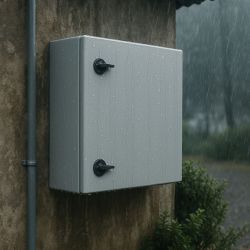 Coffret électrique en polyester étanche IP66 - 800x600x300 - Porte simple opaque - IDE