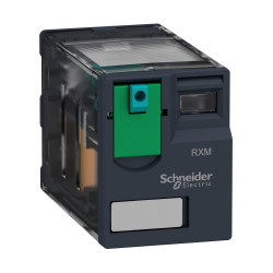 RXM2AB1BD Schneider - Relais miniature - embrochable - test - 2OF (inverseur) - 12A - 24VDC - Zelio RXM