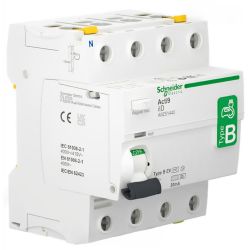 A9Z51440 - Interrupteur différentiel tétrapolaire 30mA - 40A - Type B - Schneider Acti9 iID