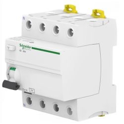 A9R11440 - Interrupteur différentiel tétrapolaire 30mA - 40A - Type AC - Schneider Acti9 iID - 4 modules