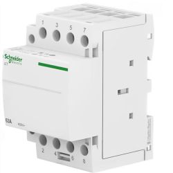 A9C20864 - Contacteur tétrapolaire - 4NO - 63A - Bobine 230Vca - Schneider Acti 9 iCT