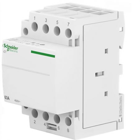 A9C20864 - Contacteur tétrapolaire - 4NO - 63A - Bobine 230Vca - Schneider Acti 9 iCT