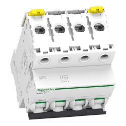 A9F74432 - Disjoncteur tétrapolaire 4P 32A Courbe C - 4 modules - 10kA - Schneider Electric Acti9 iC60N