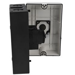 Coffret inverseur de source manuel 40A monophasé ou triphasé pour groupe électrogène - Avec position 0
