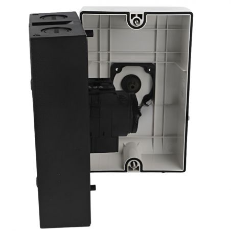 Coffret inverseur de source manuel 40A monophasé ou triphasé pour groupe électrogène - Avec position 0
