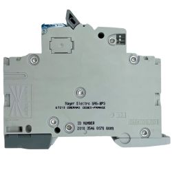 NFN263 Disjoncteur 63A Hager - 2P - 6-10kA - courbe C - Bornes alignées à vis - NFN - 2 modules
