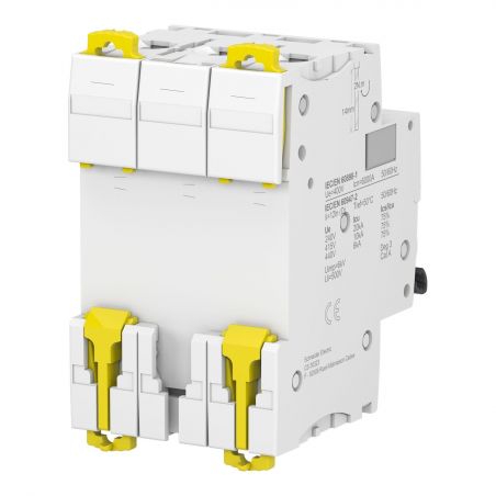 A9F75310 - Disjoncteur courbe D triphasé 10A - 3P - 10kA - À vis - Schneider Electric Acti9 iC60N