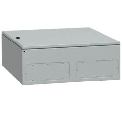 NSYS3D8830P Coffret métallique étanche IP66 - 800x800x300 - plaque fournie - Spacial S3D - Schneider Electric