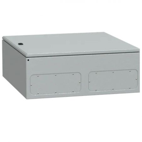 NSYS3D8830P Coffret métallique étanche IP66 - 800x800x300 - plaque fournie - Spacial S3D - Schneider Electric