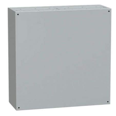 NSYS3D8830P Coffret métallique étanche IP66 - 800x800x300 - plaque fournie - Spacial S3D - Schneider Electric