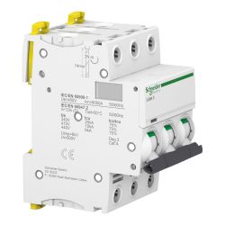 A9F75320 - Disjoncteur courbe D triphasé 20A - 3P - 10kA - À vis - Schneider Electric Acti9 iC60N