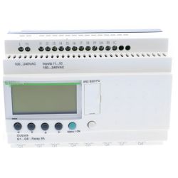 SR2B201FU Schneider - Automate Zelio Logic - relais intelligent 20E/S 100 à 240Vca - horloge + afficheur
