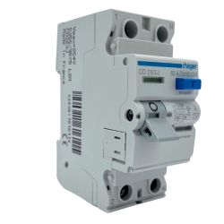 CD263J Hager Interrupteur différentiel 63A type A 30mA bipolaire - Bornes alignées