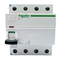 A9R61425 interrupteur différentiel 4P 25A 30mA type Asi - Acti9, iID - Schneider Electric