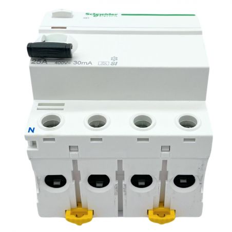 A9R61425 interrupteur différentiel 4P 25A 30mA type Asi - Acti9, iID - Schneider Electric