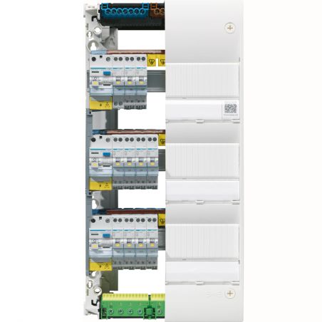 SFT440 Hager Inverseur de source triphasé 4 pôles 40A - Manuel - avec position zéro