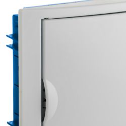 5012HGW SOLERA - Coffret électrique encastrable sur Placo - 233x320x75mm - 1 rangée de 14 modules