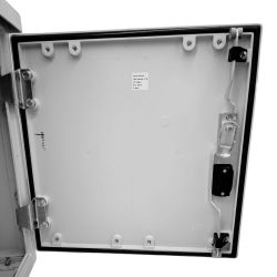 050531T2PBF EUROPOLY coffret polyester -IP65 - 500x500x300mm - Auvent autoventilé