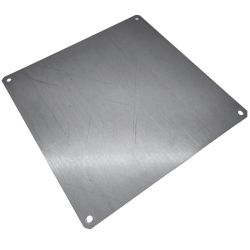 PEM0505 EUROPOLY plaque de montage pleine galva - Pour coffret (HxL) 500x500mm