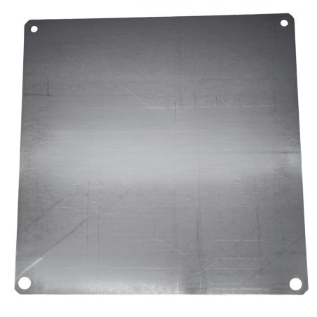 PEM1207 EUROPOLY plaque de montage pleine galva - Pour coffret (HxL) 1250x750mm