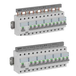 404928 Jeu de barres d'alimentation - à broches - 1P+N universel - max. 18 appareils connectés - 1 rangée