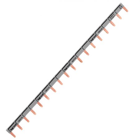 404928 Jeu de barres d'alimentation - à broches - 1P+N universel - max. 18 appareils connectés - 1 rangée