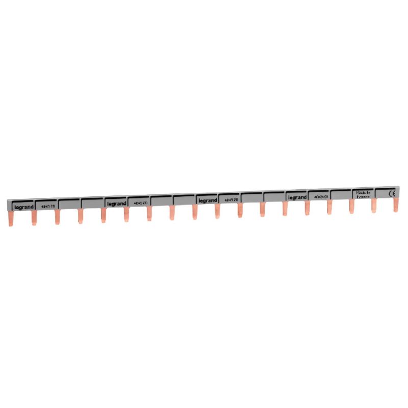 404928 Jeu de barres d'alimentation - à broches - 1P+N universel - max. 18 appareils connectés - 1 rangée