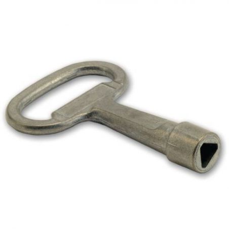 CLT8 EUROPOLY serrure à clé triangle de 8 mm pour armoire Euromedium ou Maxieuro ST