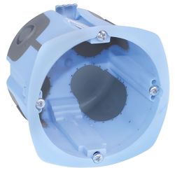 52073 EUR'OHM Boite d'encastrement étanche AIR'metic  1 poste Ø67/68x60mm pour cloisons sèches