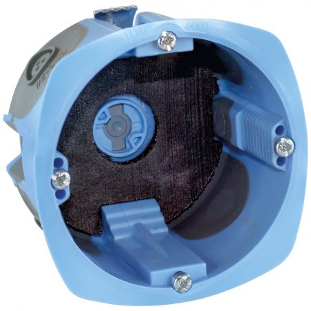 52058 EUR'OHM Boite d'encastrement étanche AIR'métic 1 poste Ø67/68x50mm coupe-feu EI90 pour cloisons sèches