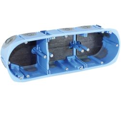 52032 EUR'OHM Boite coupe-feu étanche à l’air 3 postes EI120 prof 50mm