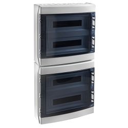CDN72PT IDE ECOLOGY Coffret électrique étanche pour l"extérieur IP65 4 rangées de 18 modules - 872x418x148m