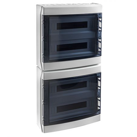 CDN72PT IDE ECOLOGY Coffret électrique étanche pour l"extérieur IP65 4 rangées de 18 modules - 872x418x148m