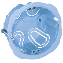 52041 EUR'OHM Boite d'encastrement XL 1 poste Ø67/68x40mm pour cloisons sèches