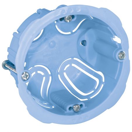 52041 EUR'OHM Boite d'encastrement XL 1 poste Ø67/68x40mm pour cloisons sèches