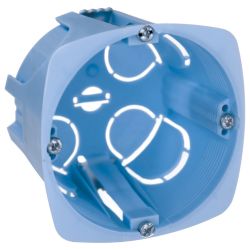 52043 EUR'OHM Boite d'encastrement XL 1 poste Ø67/68x50mm pour cloisons sèches