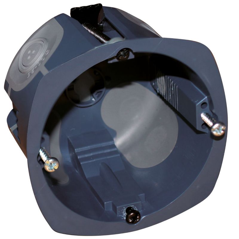 52013 EUR'OHM Boîte d'encastrement étanche Air’métic 1 poste profondeur 50 mm multimatériaux