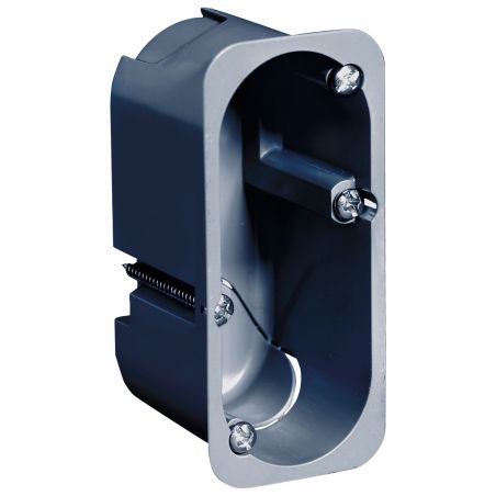 52050 EUR'OHM Boîte d'encastrement 1/2 poste profondeur 40 mm multimatériaux