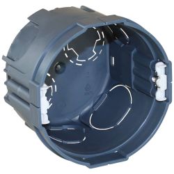 52107 EUR’OHM Boîte d’encastrement à sceller Ø65x50mm – 1 poste pour murs maçonnés