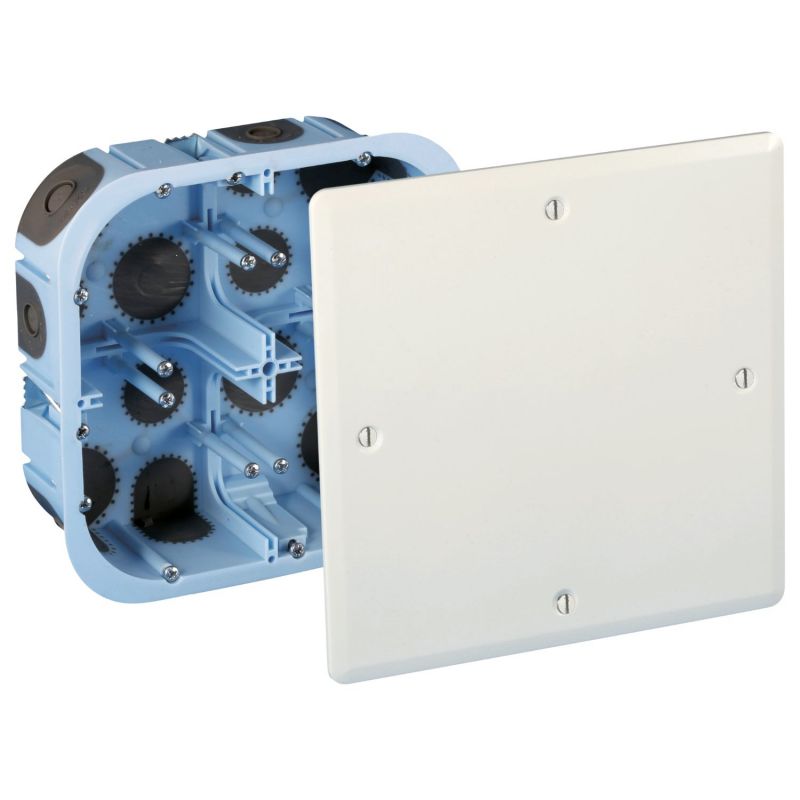 51018 EUR'OHM Boite de dérivation encastrée AIR'métic 140x140x50mm pour cloisons sèches