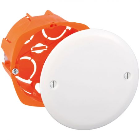 51001 EUR'OHM Boite de dérivation encastrée Ø60x40mm pour cloison sèche
