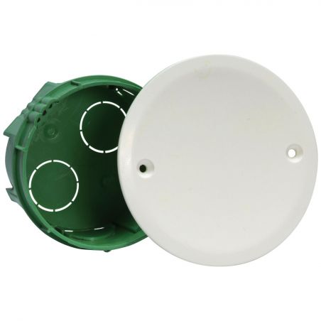 51101 EUR'OHM Boite de dérivation encastrée Ø60x40mm pour maconnerie