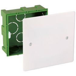 51103 EUR'OHM Boite de dérivation encastrée 90x90x40mm pour maconnerie