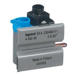 405209 Legrand - Borne de connexion pour interrupteur différentiel 63A arrivée haute - 2 modules