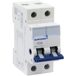 30008 EUR'OHM Inter. 2P 40A AC22A à coupure pleinement visible