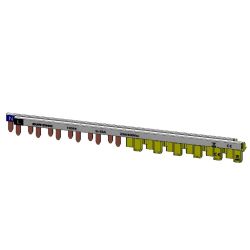 19094 EUR'OHM Peigne horizontal 1P+N 63A12 dents